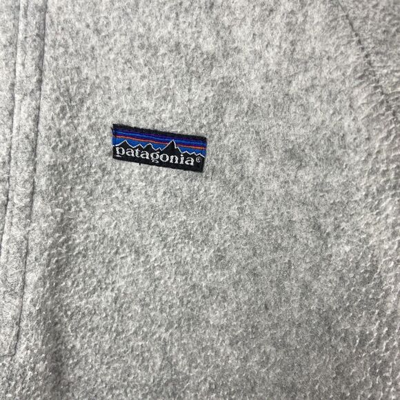 Vintage Patagonia 1/2 Zip Fleece Pullover Gray Men’s Sz XL Zip Pockets 80s - Picture 3 of 7